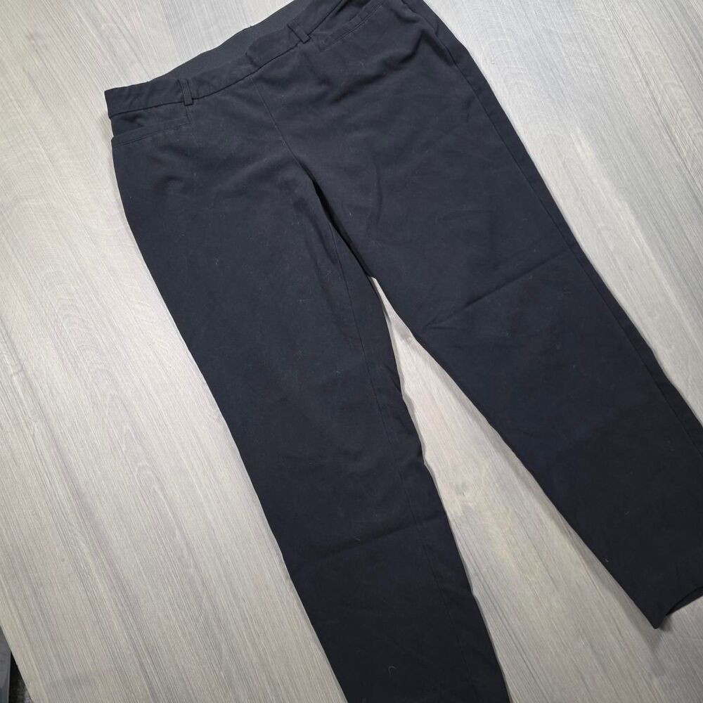 JM Collection Petite Women's Black Trousers, Size 12P
